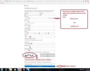 si behet ku te gjej si ta bej Si te hapim nje adrese e-mail Tutoriale shqip falas shkruani emrin