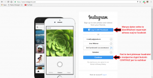 Si te hapim nje llogari ne instagram Si te perdorim INSTAGRAMIN 3