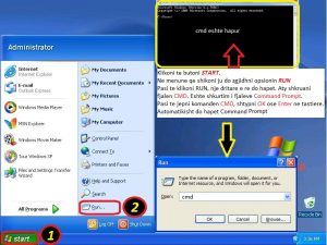 Cfare eshte ping. Si behet ping (Windows Xp & 7). Tutoriale shqip 2