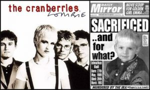 E verteta e tekstit te kenges “Zombie” te grupit muzikor “The Cranberries”. Johnathan Ball, Irish Republican Army, Tim Parry