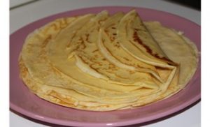 Krepa te embla per mengjes. Receta gatimi te shpejta. vanilje