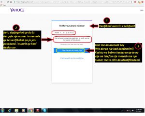 Si te hap nje adrese e-mail (Yahoo). si te hapim . Tutoriale shqip 3