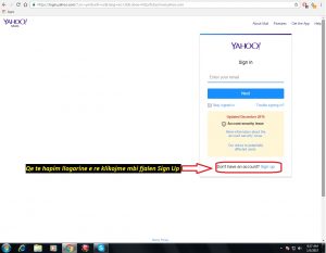 Si te hap nje adrese e-mail (Yahoo). si te hapim . Tutoriale shqip