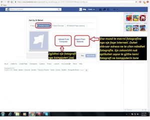 Si te hapim nje faqe ne Facebook. Menaxhim dhe reklame. Tutoriale shqip 5