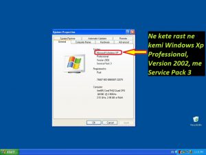 Cfare sistemi operativ kam ne kompjuter Tutoriale Shqip. Parametrat e kompjuterit , desktop , shortcut. Mesoni perdorimin e kompjuterit hap pas hapi te ilustruara fotografi. 2