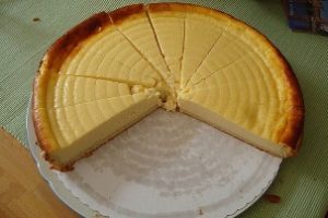 Kek djathi me shije vanilje. Receta gatimi