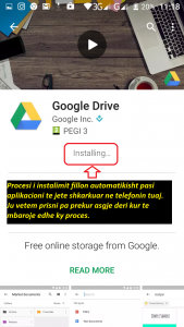 Programe per telefona Android. Si te instaloj Google Drive ne telefon. Tutoriale shqip. 5