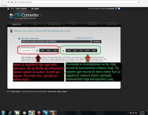 Si te konvertoj nje video online. Clip Converter online. Tutoriale Shqip Falas. 2