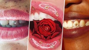 Rikthehet perseri moda e piercing. Kete here vendi perfekt eshte dhembi!!