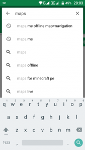 Navigator qe punon pa internet. Programe per telefona android. Harta e Shqiperise.