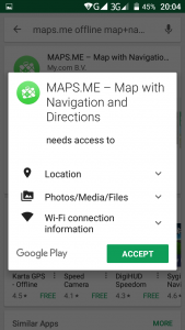 Navigator qe punon pa internet. Programe per telefona android. Harta e Shqiperise. 2