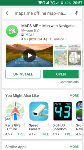 Navigator qe punon pa internet. Programe per telefona android. Harta e Shqiperise. 4