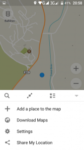 Navigator qe punon pa internet. Programe per telefona android. Harta e Shqiperise. 8