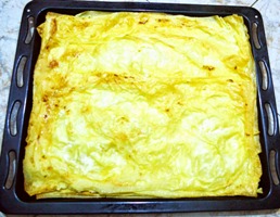 Buke me kos dhe veze ne furre. Receta gatimi te thjeshta.