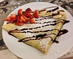 Krepa te embla per mengjes. Receta gatimi te shpejta. vanilje
