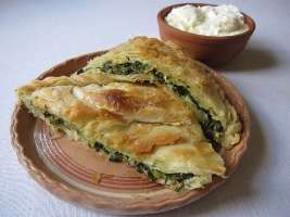 Pite me gjize dhe presh. Receta gatimi.Gatuani shendetshem