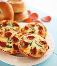 Mini Pica me feta buke. Receta gatimi. Proshute buke moxarella