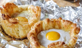 Shporteza me veze dhe djathe. Receta gatimi te vecanta.