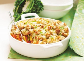 Lulelaker me salce te shijshme ne furre. Receta gatimi.
