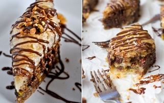Bakllava me arra dhe cokollate. Receta gatimi te vecanta