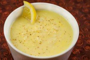 Supe me kos dhe veze. Receta gatimi te shendetshme.
