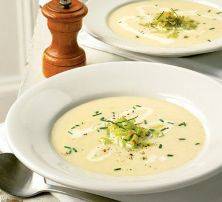 Supe me kos dhe veze. Receta gatimi te shendetshme.