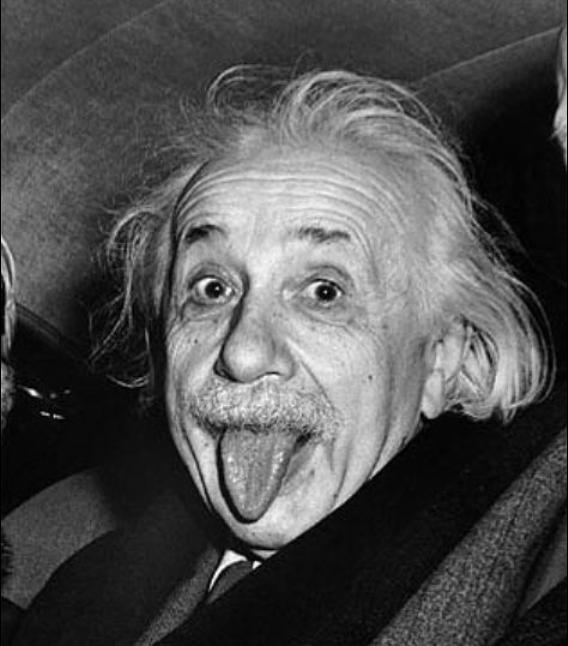 Historia e fotografise me te paguar te Albert Einstein.